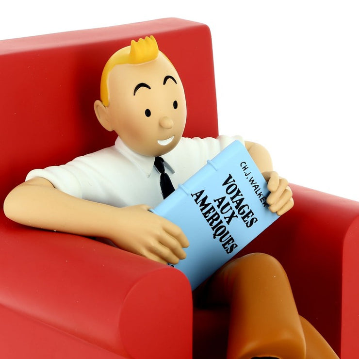 Tintin red armchair